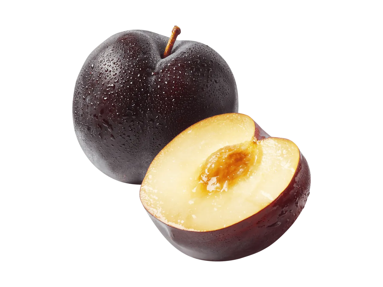 Dunkle Pflaumen