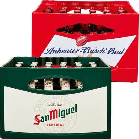 Anheuser Busch Bud oder San Miguel Especial
