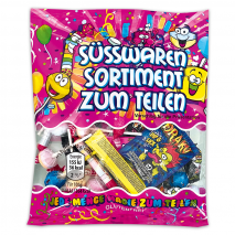Süßwaren Sortiment zum Teilen