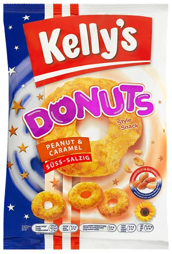 Kelly's Donuts Peanut&Caramel sĂŒĂ-salzig
