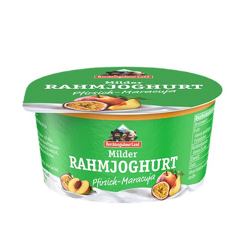 Berchtesgadener Land milder Rahmjoghurt Pfirsich-Maracuja
