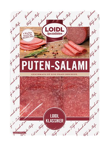 Loidl Putensalami geschnitten